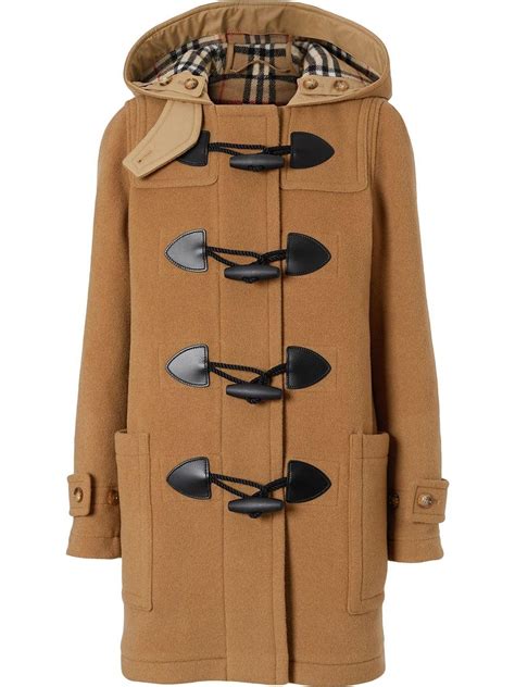 burberry duffle coat damen sale|burberry wool cashmere tailored coat.